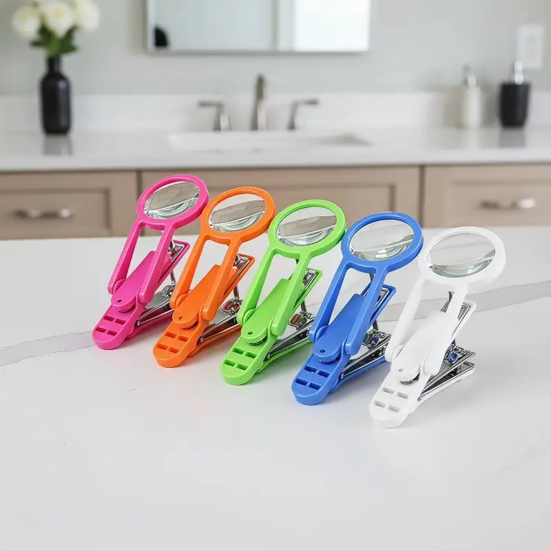 Creative Magnifying Glass Nail Clippers Anti Splash Nail Clippers Individually Fitted Nail Clippers