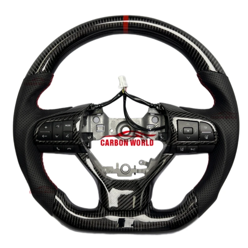 

Аксессуары для салона автомобиля, карбоновый руль для Lexus IS250 IS350 ES ES300 GS GS350 NX CT200 RC