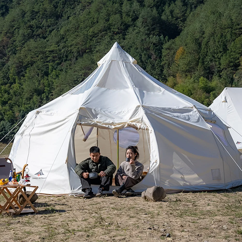 Romantic Large Space Outdoor Camping Shelter Luxury Oxford Fabric Inspired Starry Raindrop Sunproof Canopy Gazebo Pergola
