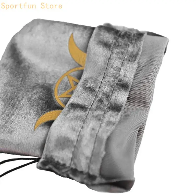Tarot Drawstrings Bag Jewelry Pouches Oracles Cards Pouches Gift Bag X7JD