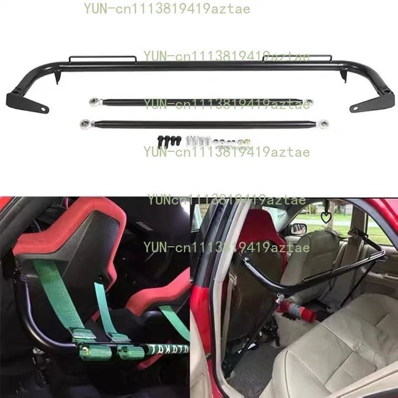 Modified 49-inch Racing Seat Belt Holder Chassis Rail Tie Rod, Suitable for 4-point 5-point 6-point Seat Belt Guard Rod