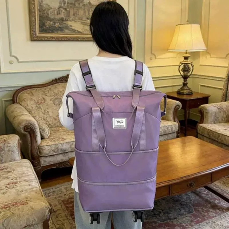 large-capacity-foldable-travel-bag-wheel-bag-universal-wheel-luggage-storage-bag-foldable-design-easy-to-carry-suitcase-bag