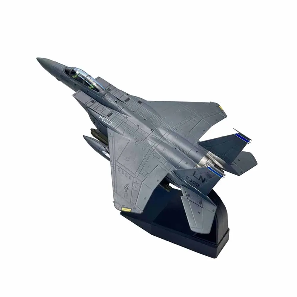 1/100 skala F15E U.S. uderzenie F-15E armii orła myśliwiec-bombowiec ze stopu stopu odlewany Metal samolot samolot Model samolotu zabawka