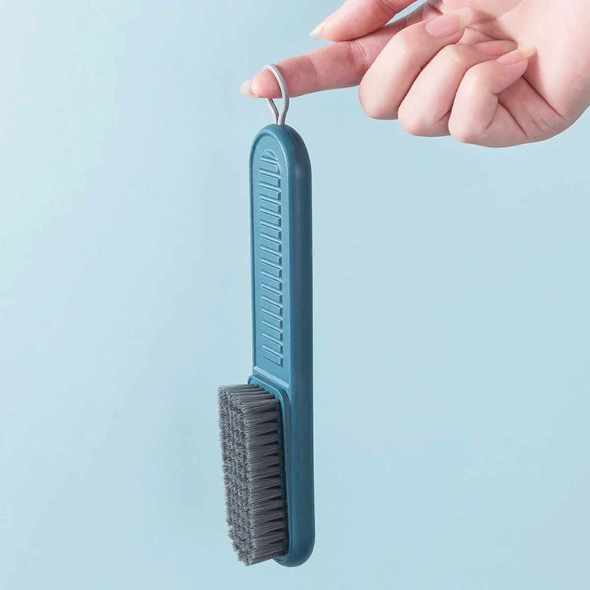 2026 Multi functional plastic household cleaning brush with long handle for home use, shoe brush, board brush, clothes brush