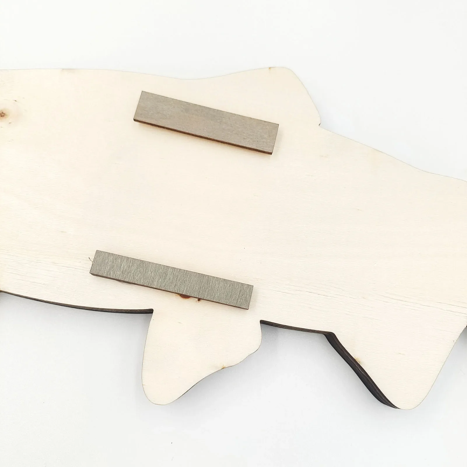 Wooden Fish Desktop Ornament Ocean Animals Table Wall Art Decor Multi-layer Handmade Desktop Craft Mountain Woodland Chum Salmon