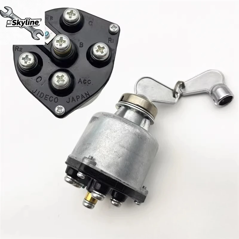 

Excavator ignition switch electric door lock starter switch excavator ignition
