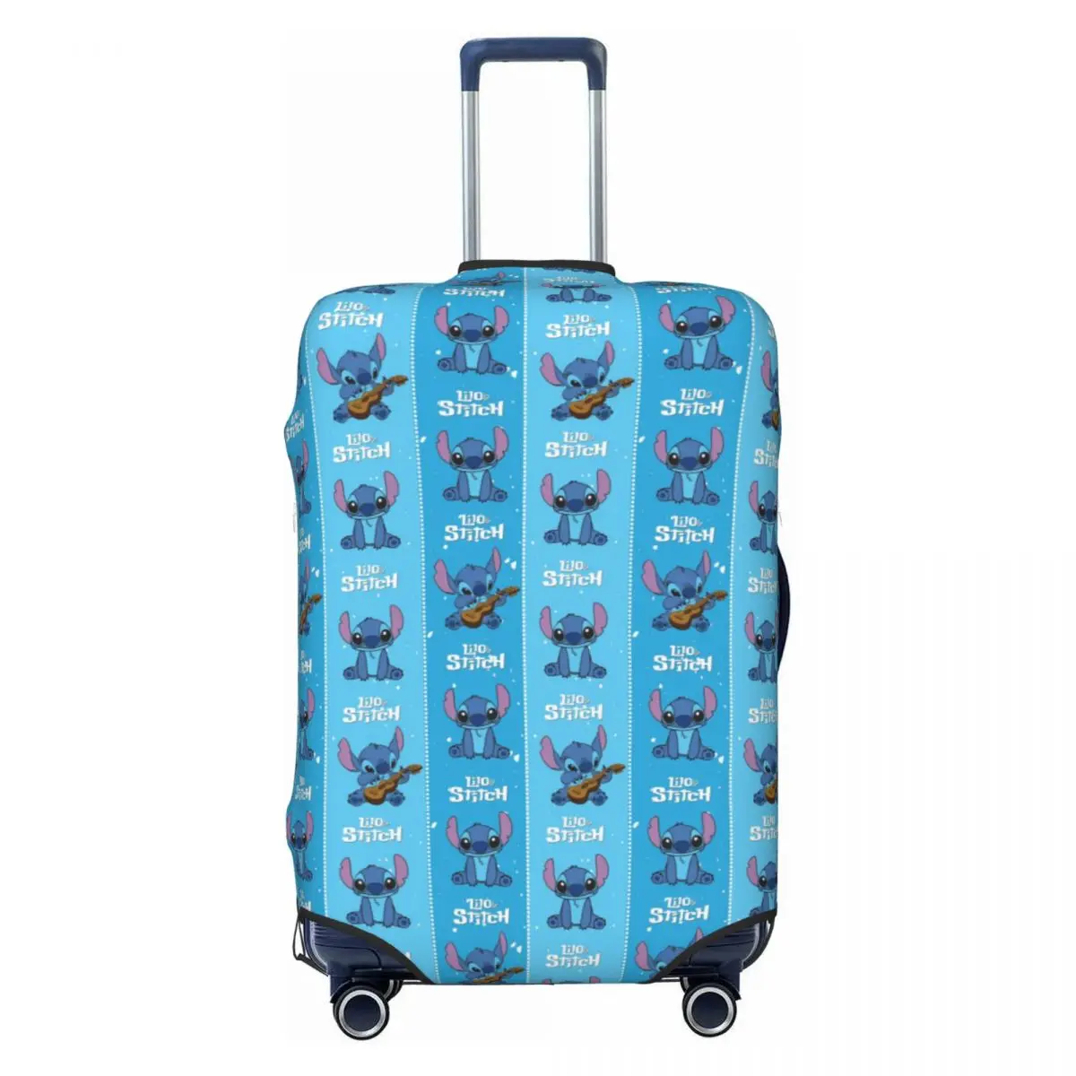

Custom Cute Lilo And Stitch Luggage Cover Cute Cartoon Suitcase Protector Covers Suit For 18-32 inch