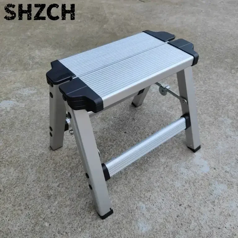 Military Training Aluminum Alloy Folding Stool Light Subway Small Seat Fishing Portable One-step Stool