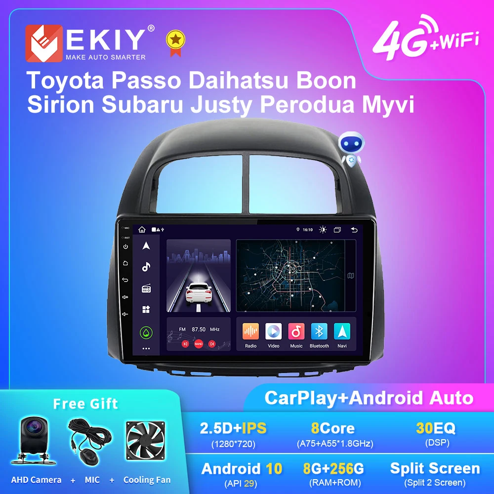 

EKIY X7 Android Autoradio For Toyota Passo Daihatsu Boon Sirion Subaru Justy Perodua Myvi Car Radio Navi GPS Multimedia Stereo