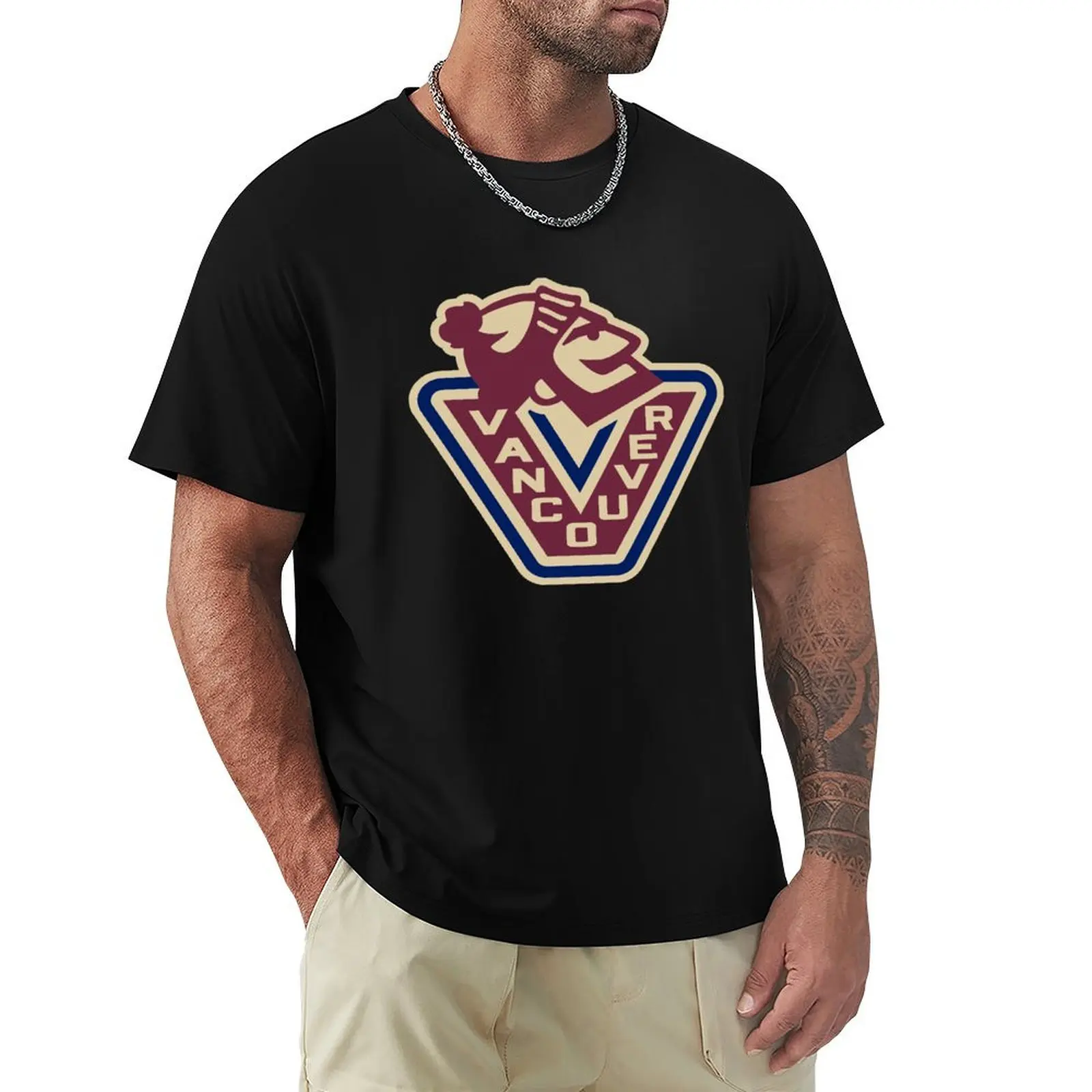 Vancouver Millionaires Retro Concept Logo T-Shirt Soft Durable Cotton T-Shirt