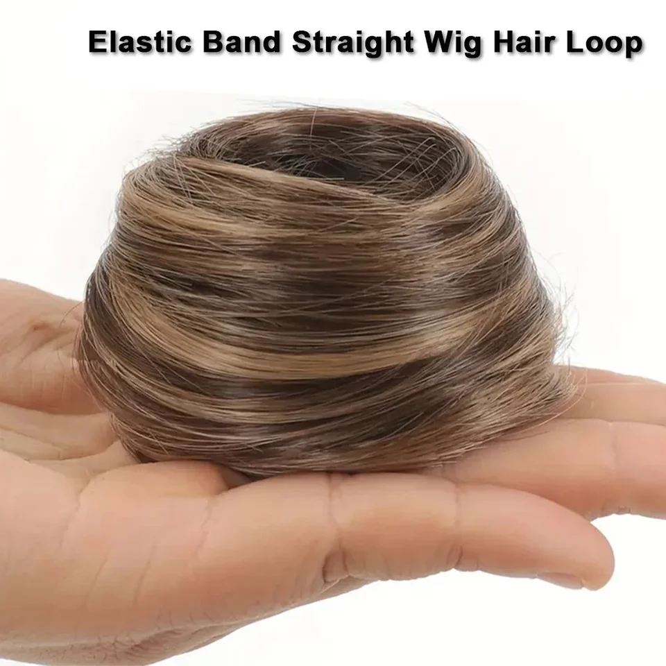 Postizo de moño con cola de caballo para mujer, pieza de cabello humano brasileño, recogidos, dona, chignon, extensiones de cabello 100% humano 2