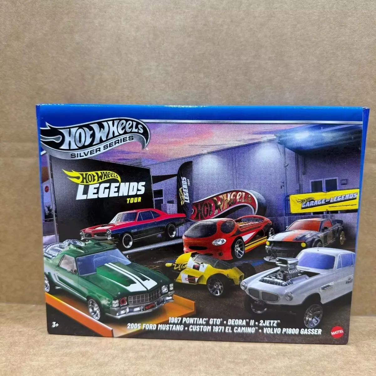 

Hot Wheels Jby78 Legends Tour Series 1967, Pontiac Gto Deorall 2jetz 2005 Ford Mustaang Custom 1971 El Camino Volvo P1800 Gasser