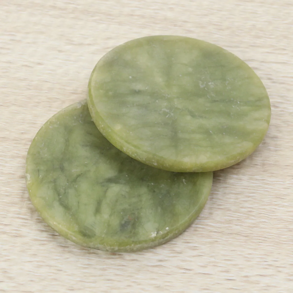 2 szt. Jadeitowe podkładki do przedłużania rzęs, utrzymujące wilgoć, profesjonalna paleta do kleju do rzęs, idealna do długich sesji pracy.