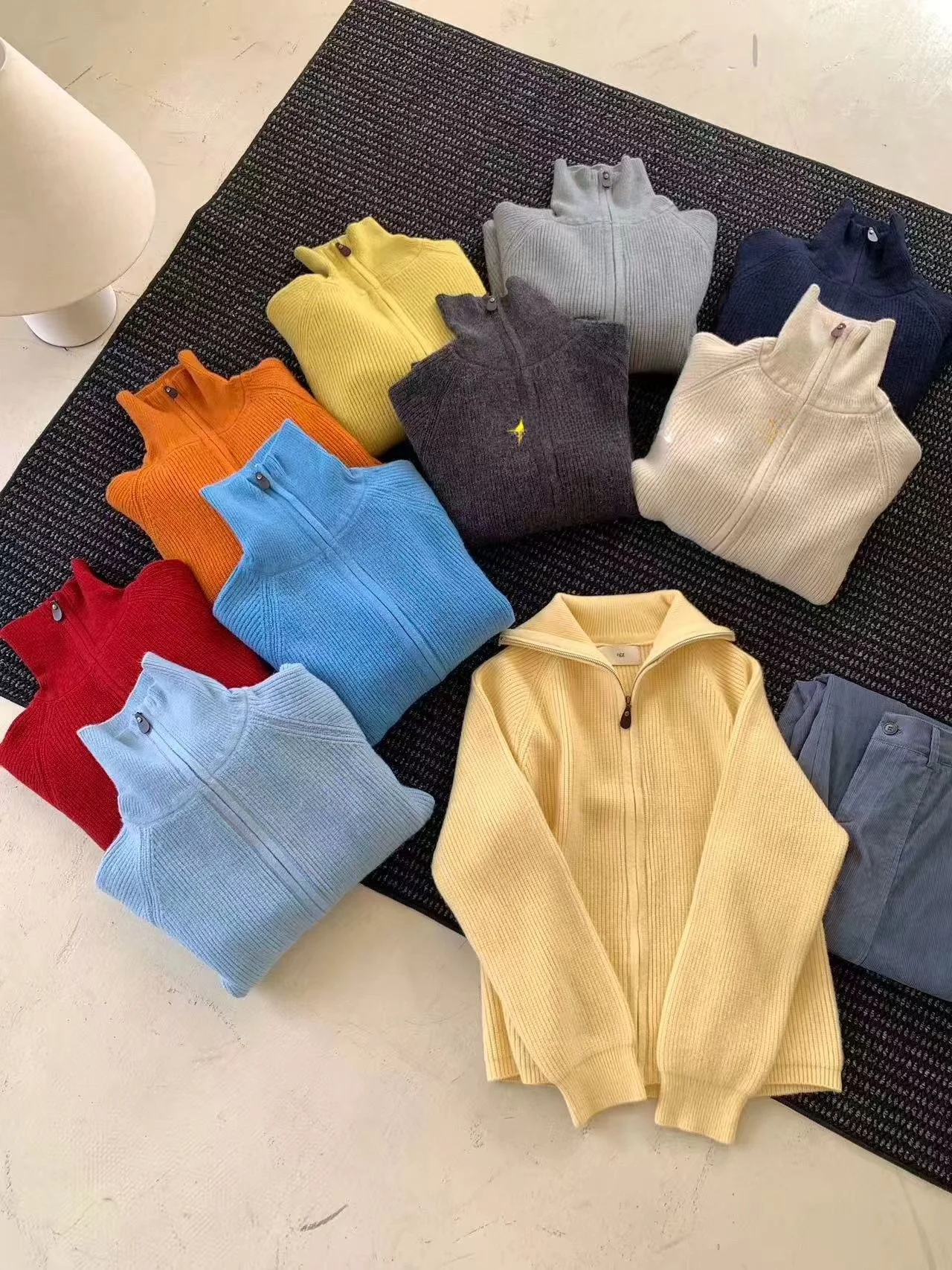 

Высококачественный кожаный свитер с воротником на молнии, осень-зима, Новое поступление, Dongda Gate, физическая розничная торговля, мягкий, удобный, повседневный,