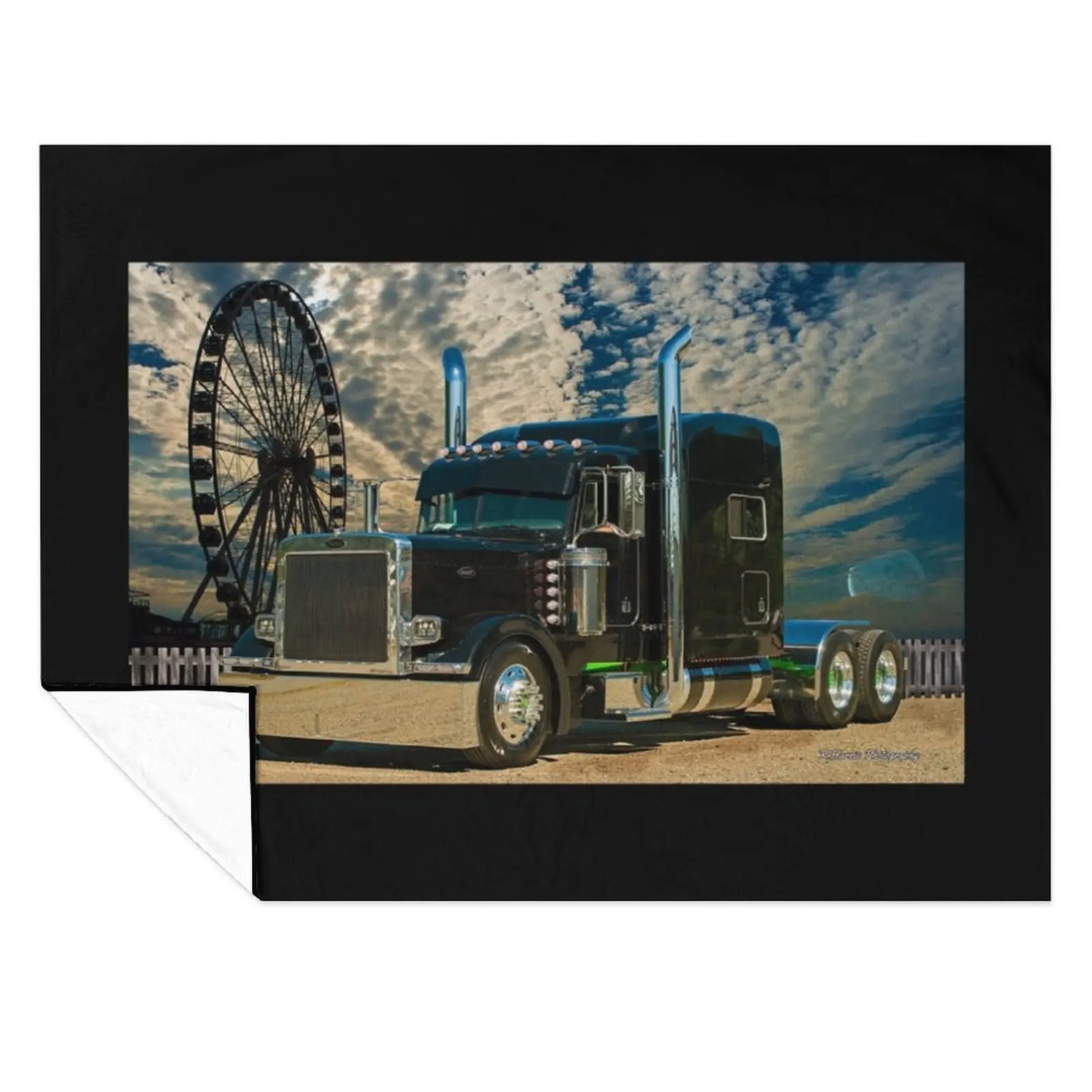 

Black Peterbilt Throw Blanket For Baby For Decorative Sofa for babies Blankets