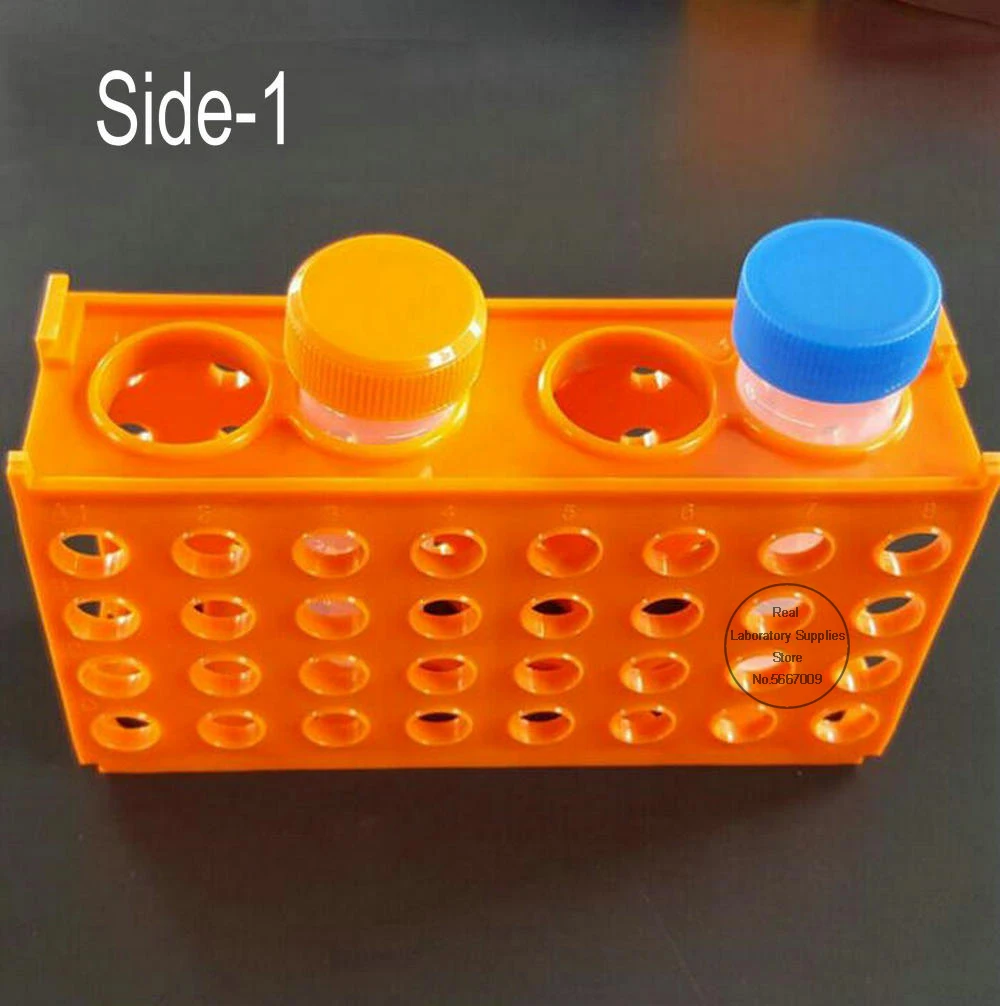 1pcs plastic 0.5ml 1.5ml 10/15ml 50ml Multifunctional centrifuge tube rack freezing test tube holder Available on four sides