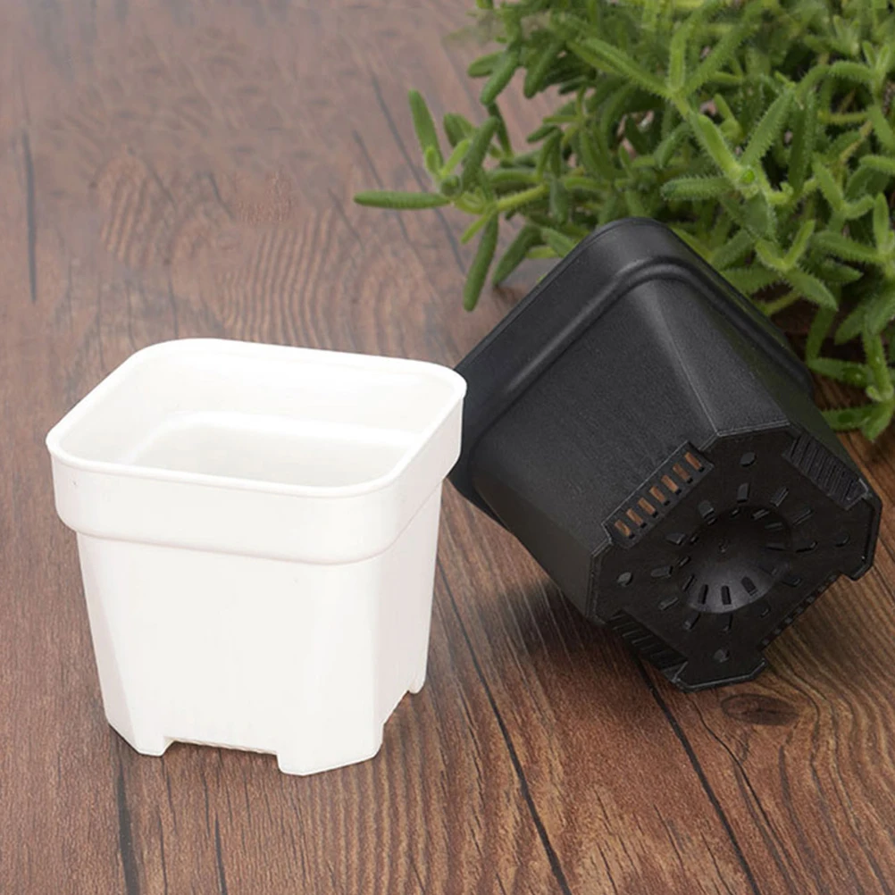 

30pcs Thickened Frosted Flower Pot Lightweight PP Material Drainage Holes Suitable Plants Home Balcony Garden Plastic Planter