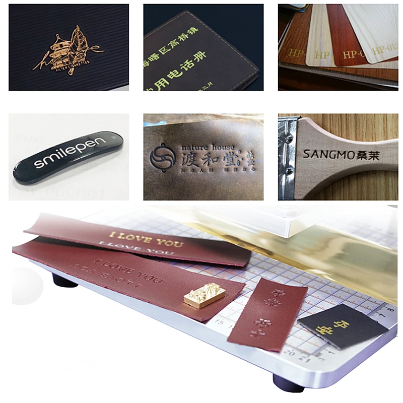 Automatic Bronzing Embossing Machine with Positioning Slider Pneumatic Hot Stamping Machine for PVC Card Book Leather Logo Press