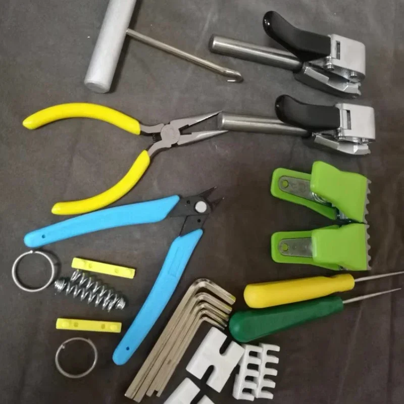 Raquete de badminton raquete de tênis puxando máquina com ferramentas aoyi marca raquete de badminton rosqueamento aef