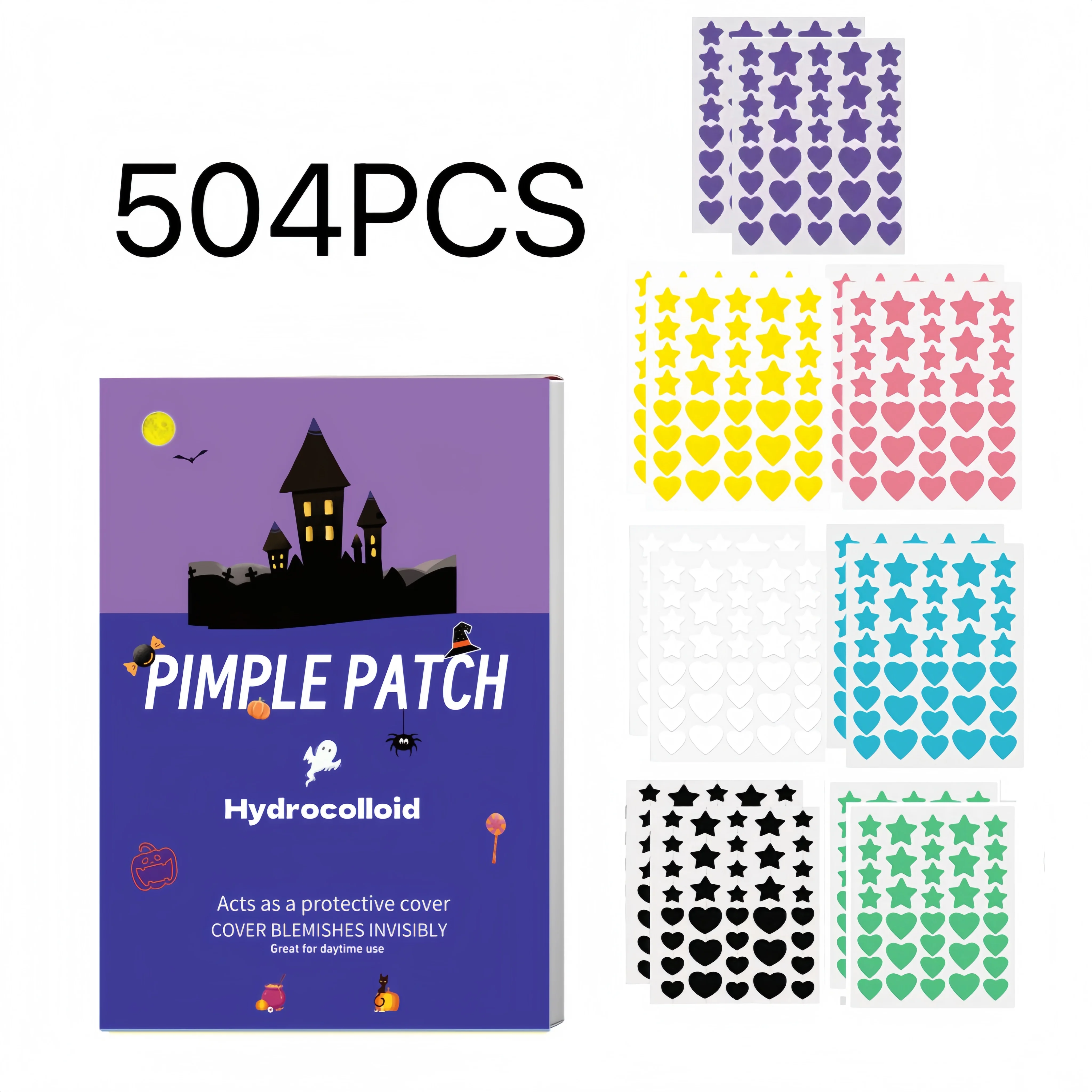 504PCS Star&Heart S… - image