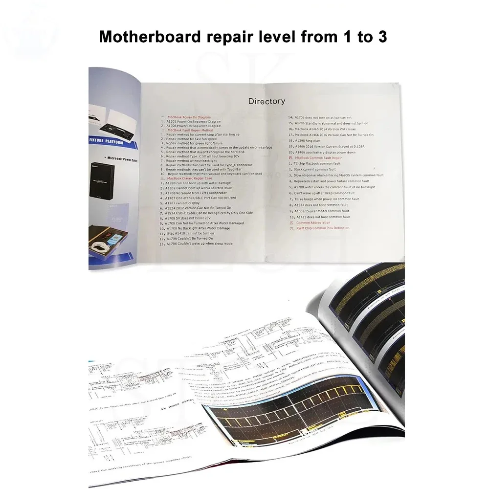 

English Repair Guide Book Lifting The Veil On Macbook Repair Methods Repair Level From Easy to Difficult Classic Repair Methods