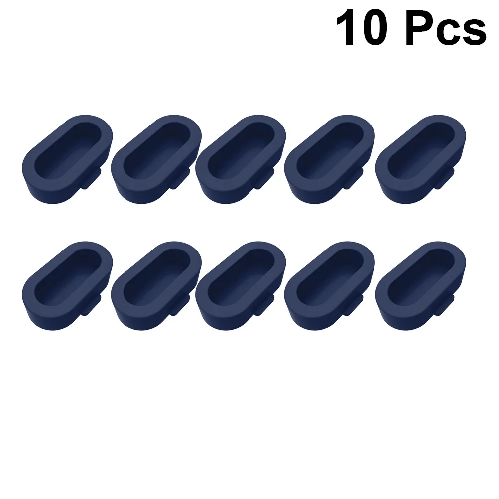실리콘 포트 보호기용 먼지 플러그 10개 내마모성 매끄러운 마감 간편한 설치 스마트 워치 제거