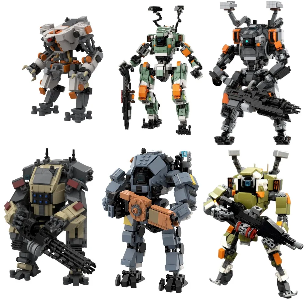 MOC hot Titanfalledss Game Reaper Building Blocks Model FS-1041 MechWarrior Bricks BT-7274 Robot Toy  Legion For Children Gift