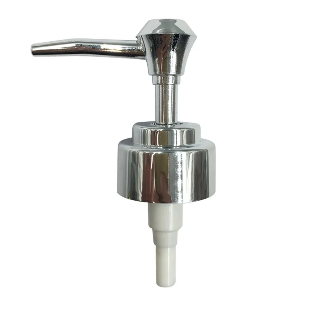 병에 적합한 스레드 플라스틱 로션 펌프 헤드 욕실 스프레이 헤드 스레드 표준 병에 적합 누출 방지 디자인