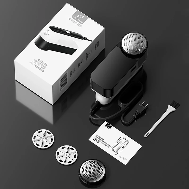 49W Electric Hairball Trimmer Commercial Lint Remover Machine for Dry Cleaners High-Speed 11600RPM Clothes Shaving Spool Machine