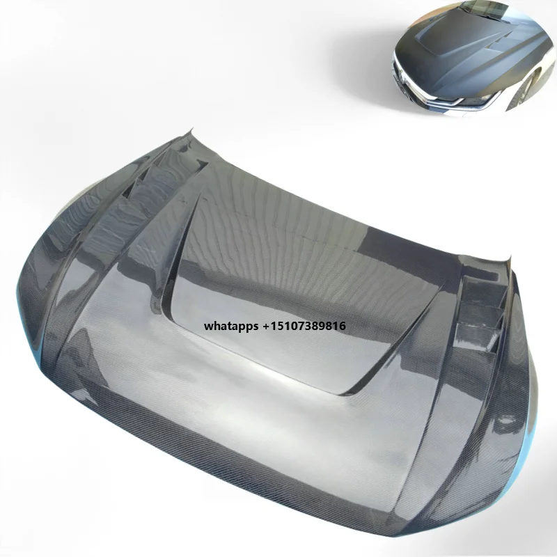

High Quality 2019+ V0lks wagen CC Modified Perforated Carbon Fiber Engine Hood Special Car Hood Exclusive for CC