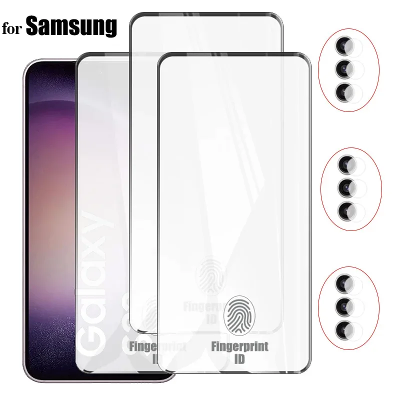 for samsung s23 fe Screen Protector for Samsung s24 s23 s22 plus s23 fe glass protection galaxy s 23 accesorios Glass protectors for samsung s23 mica Samsung s24 plus