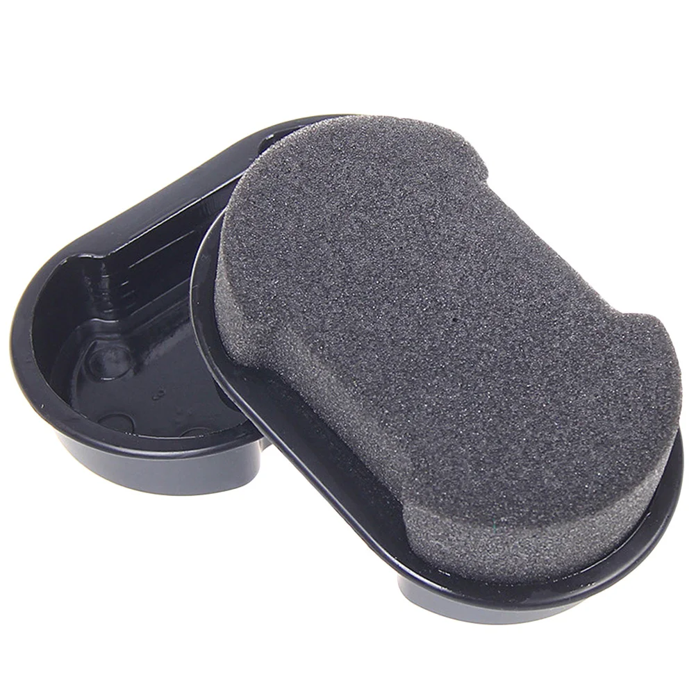 إسفنجة تلميع الشمع، فرشاة تنظيف محمولة مزدوجة الجانب لإسفنجة تلميع الأحذية المقاومة للماء