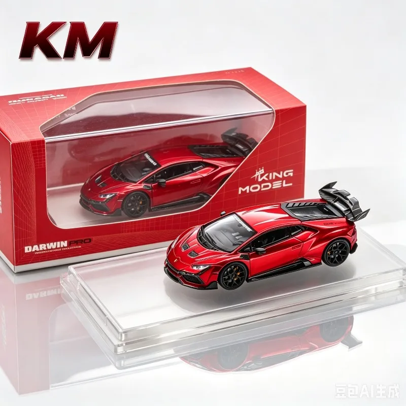 Модель KING MODEL 1:64 Lamborghini Darwin PRO, модель автомобиля из сплава, имитационный сувенир FD3S, коллекционные предметы для взрослых, праздничные подарки, игрушки для мальчиков.