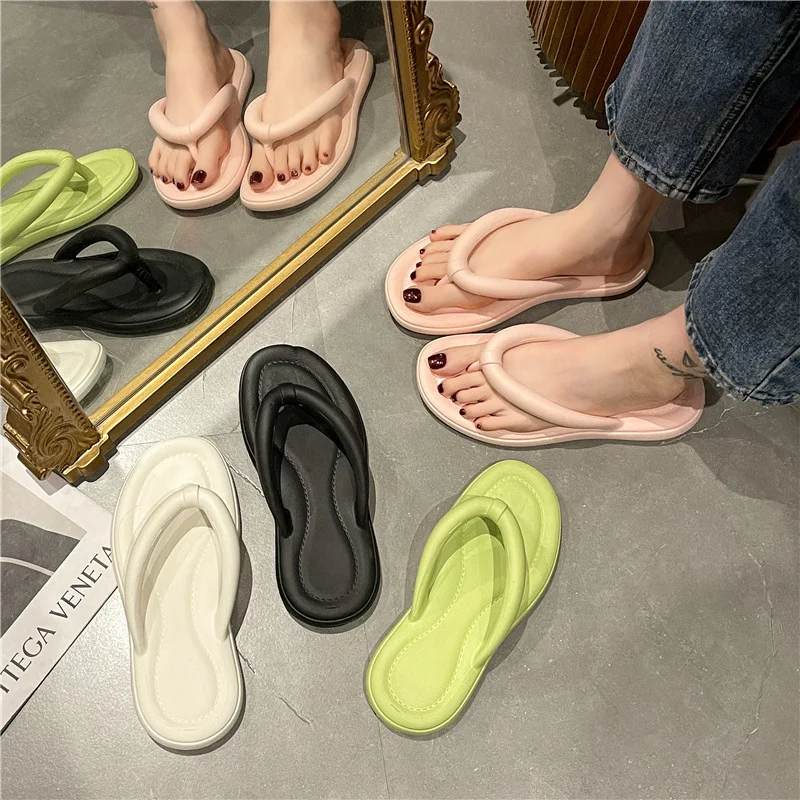 

Custom.EVA New Women's Shoes Outdoor and Indoor Use, Thick Sole, High Aesthetic, Odor-resistant, Non-slip Beach Sandals and