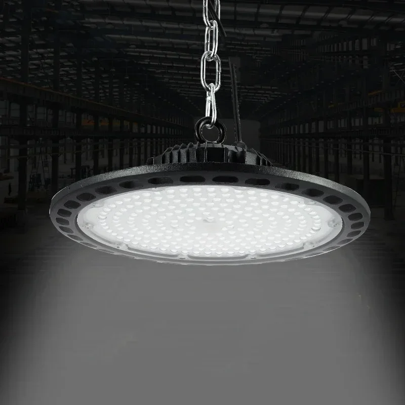 Lampes LED UFO High Bay super lumineuses, lampes étanches, commercial, industriel, marché, entrepôt, garage, atelier, 100 W, 150 W, 200W