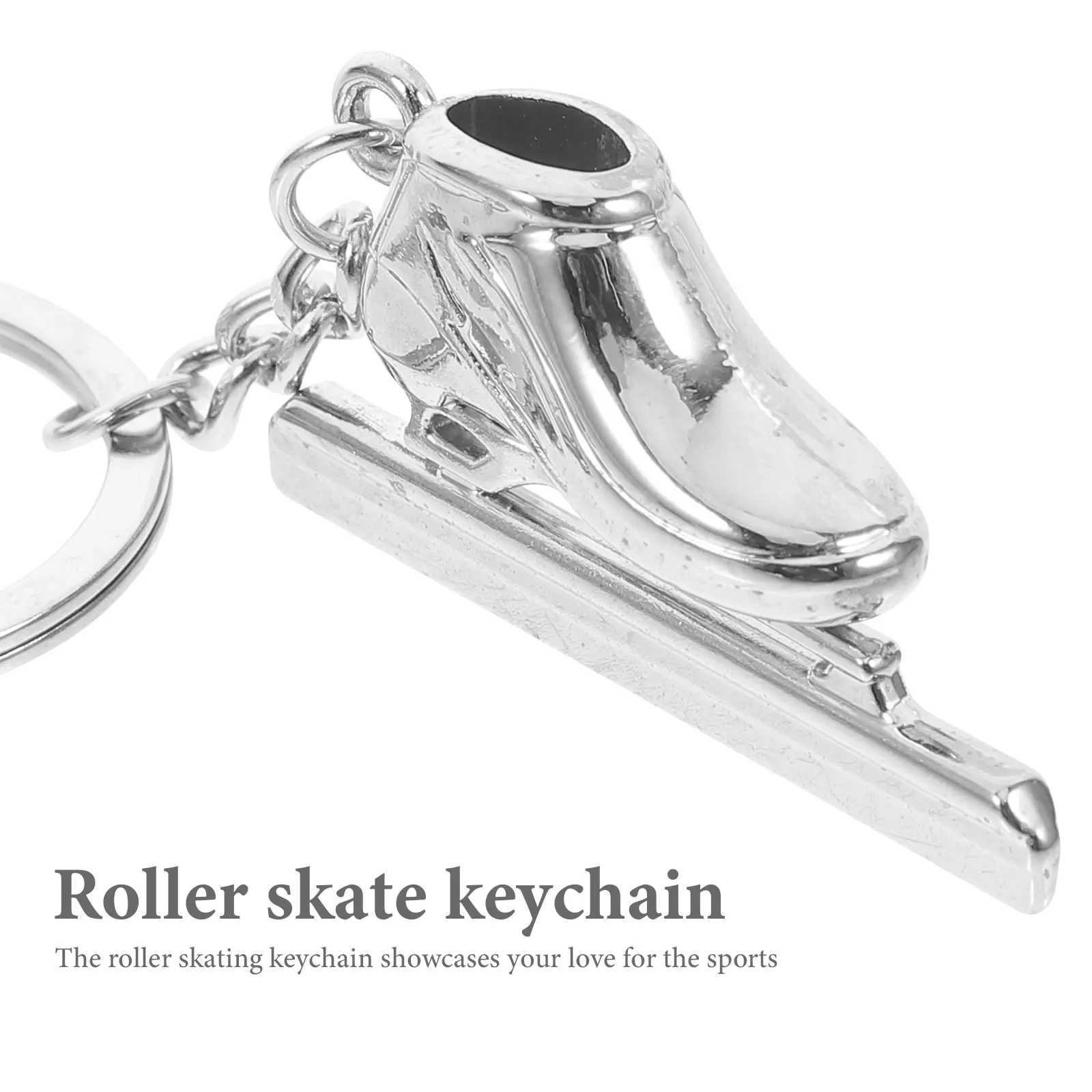 

2Pcs Small Roller Skate Keychain Ornament Fine Craftsmanship Decorative Pendant for Keys Wallets Birthday Party Favors