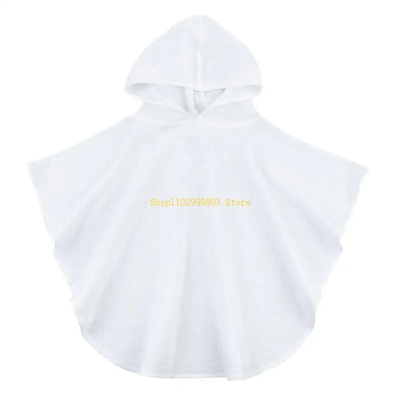 

Baby Bath Towel Cotton Hooded Baby Towel Bathrobe Sleepwear Children Clothing Newborn Shower Present for Boys Girls J0MF
