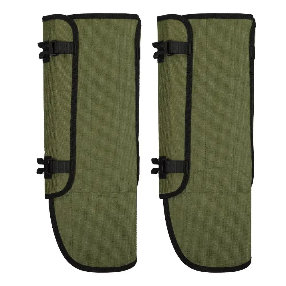1 Pair Adjustable Strap Snake Gaiters Anti Scratch Waterproof Leg Guards Breathable Durable Snake Protection Gaiters for Farmers