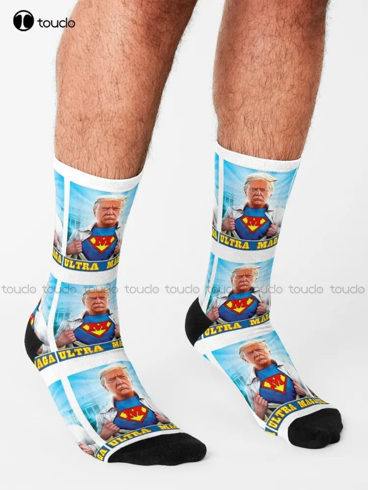 Ultra Maga Super Ultra Maga Socks Soccer Socks Women Personalized Custom Unisex Adult Teen Youth Socks Custom Gift New Popular