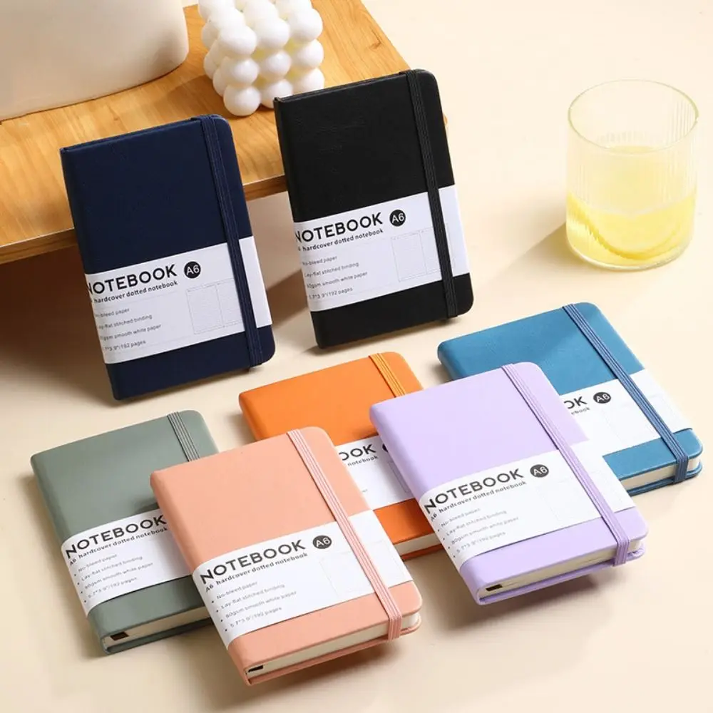 Strap Notebook A6 Mini Notebook Memo Diary Planner Agenda Organizer Pocket Notepad Word Book Taking Notes
