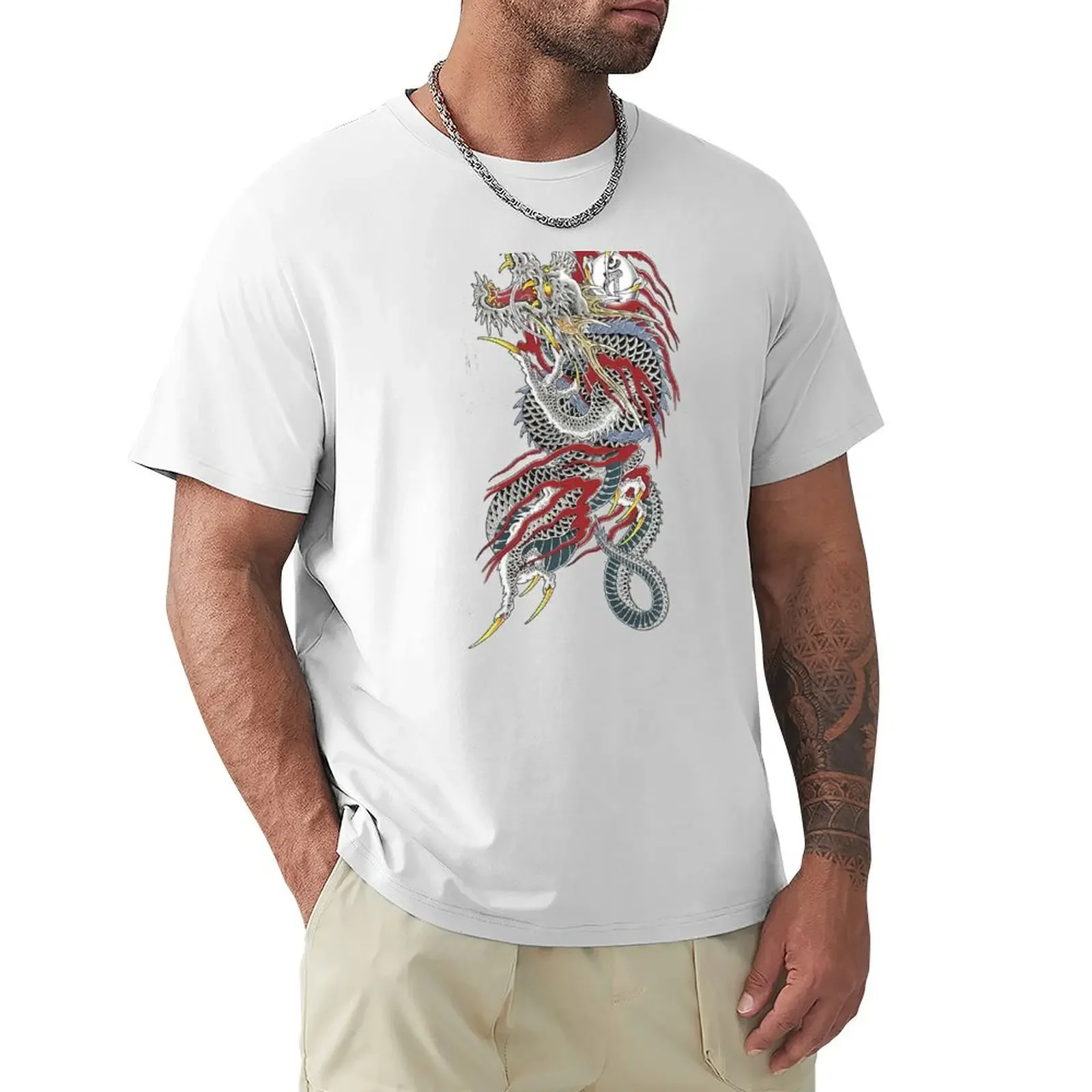 Kazuma Kiryu's Dragon Tattoo T-shirt shirts graphic tees blanks plus sizes boys whites t shirts men new arrival manga style hot