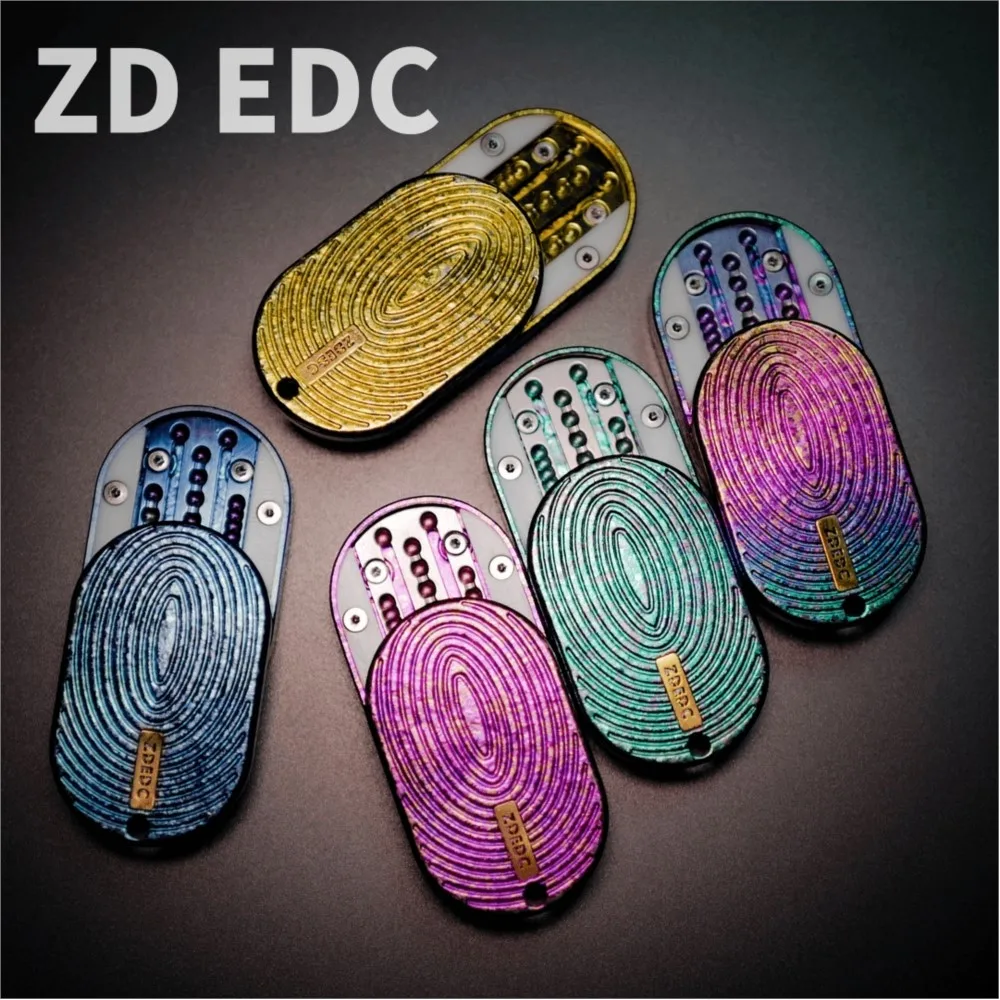 ZDEDC Sound Drum Fidget Slider Fidget Toys For Adults Storm Titanium Push Slider Anxiety Relief Gadgets