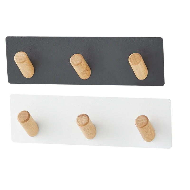 Ganchos magnéticos, perchero magnético con 3 ganchos para colgar en interiores y exteriores, cocina, soporte para llaves, refrigerador, horno B fácil de usar