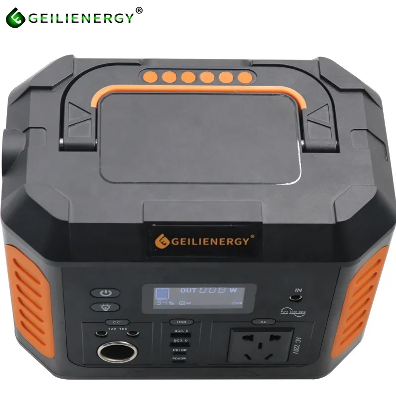 uninterruptible power supply mini DC UPS portable power station generator 500w for outdoor activities