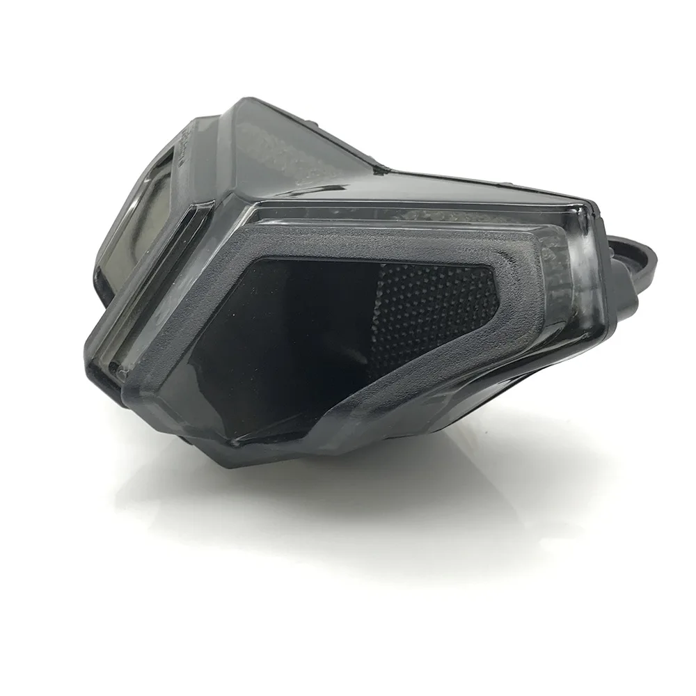 ไฟท้ายรถจักรยานยนต์ LED สำหรับ Ducati 848 2008-14 1098 1198 2007-13กระจกมองข้างมอเตอร์ไซค์เบรคท้ายไฟกระพริบ