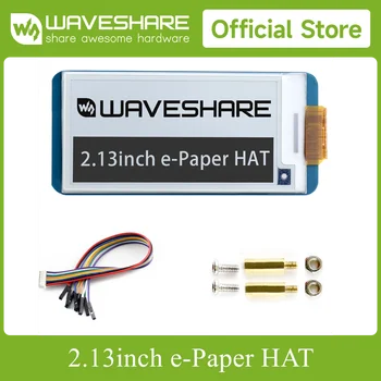 قبعة عرض بالحبر الإلكتروني Waveshare V4 مقاس 2.13 بوصة لواجهة Raspberry Pi 250x122 SPI استهلاك منخفض للطاقة وشاشة Pwnagotchi