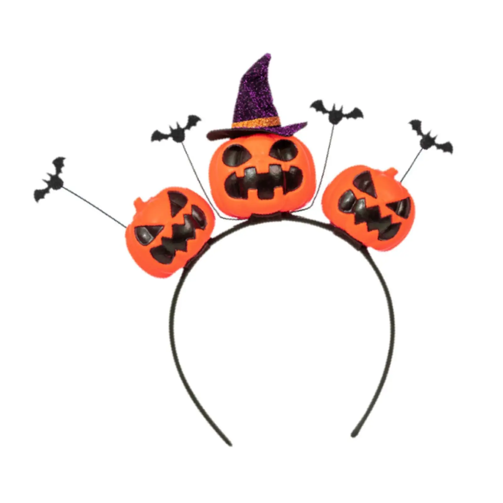 Halloween Headband Multipurpose Pumkin Headdress for Party Hair Decorating