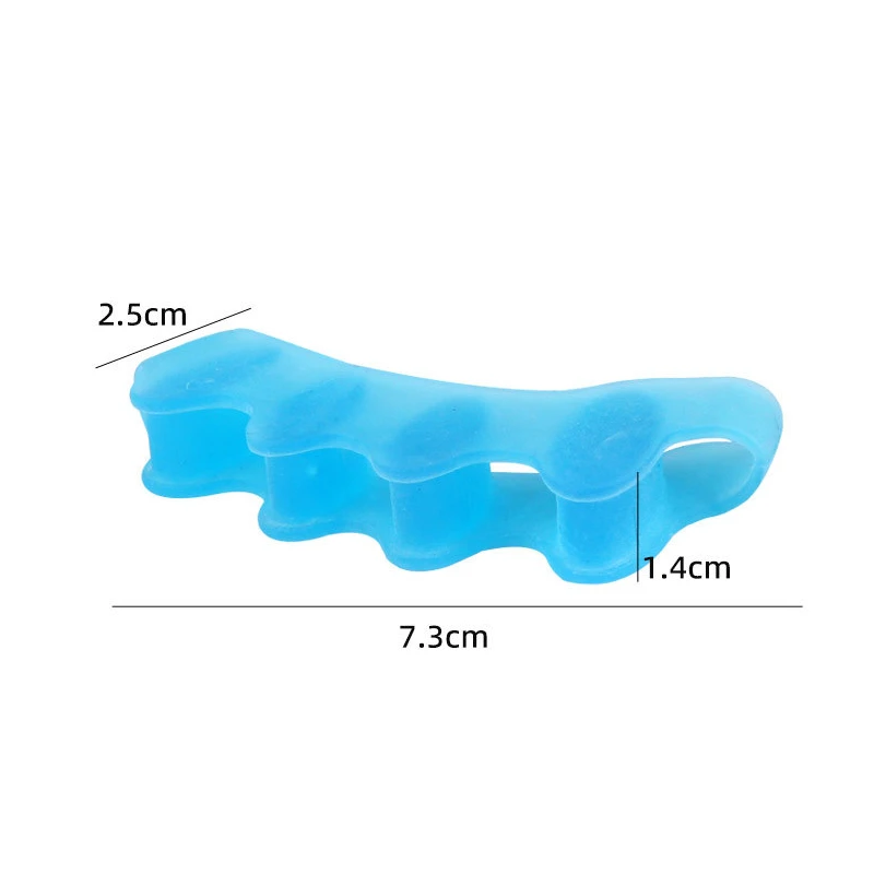 4Pairs Thumb Valgus Bunion Adjuster Foot Pain Relief Silicone Hammer Toe Separators Gel Corrector Splitter Protector Straighten