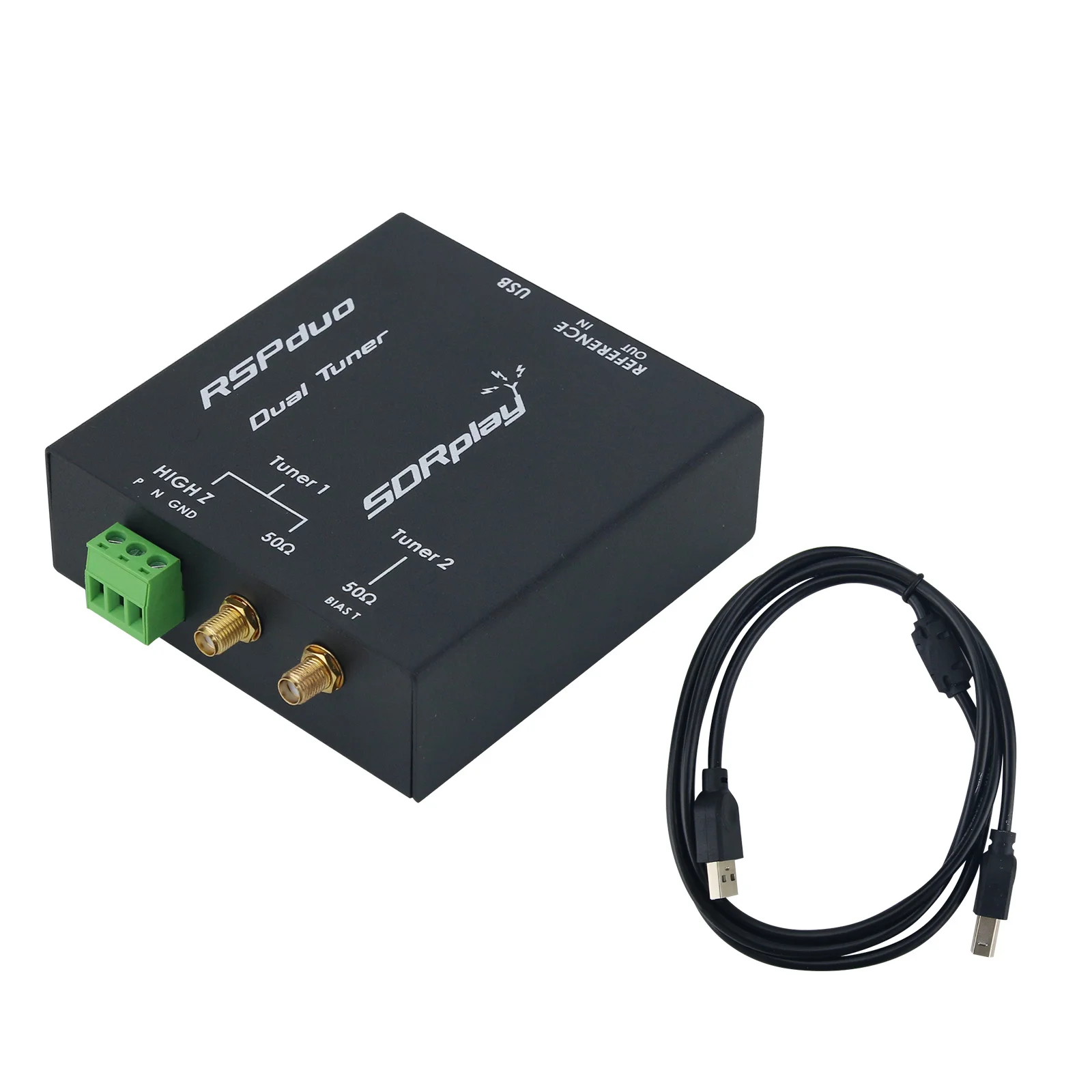 RSPduo Software Defined Radio Full-mode SDR Receiver MCX I/O 1kHz-2GHz 14bit Dual Tuner For SDRPlay