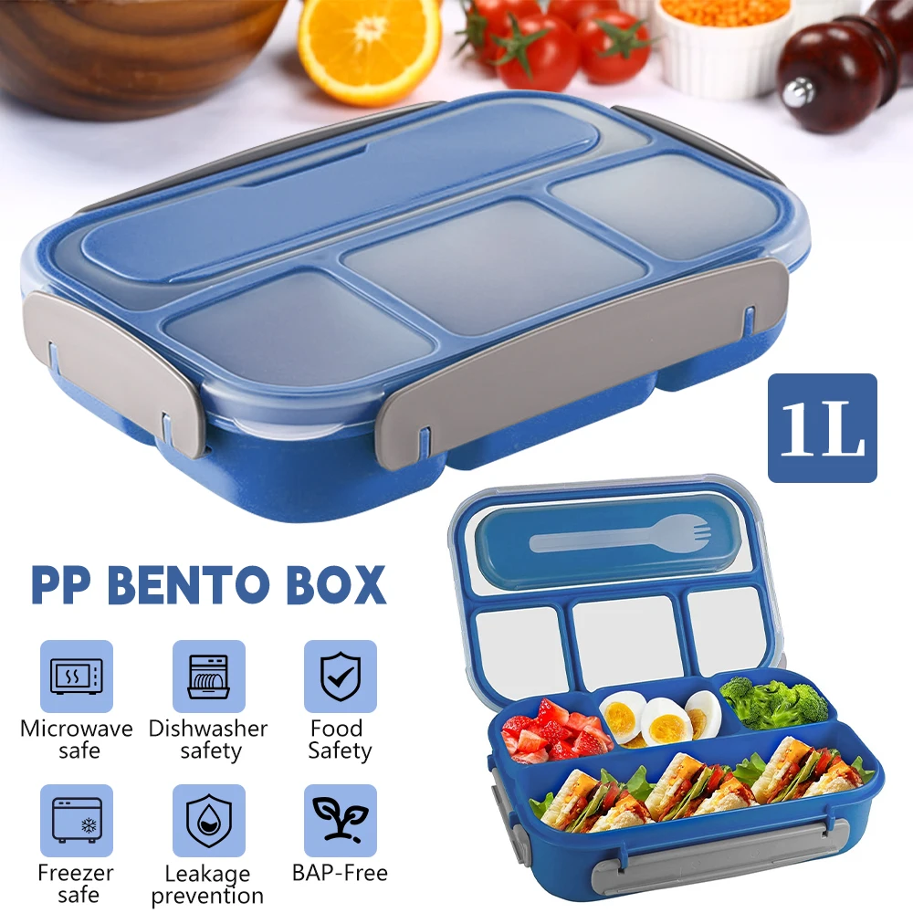 

Lunch Box For Kids Compartments Microwae Bento Lunchbox Children Kid School Outdoor Camping Picnic Food Container Portable